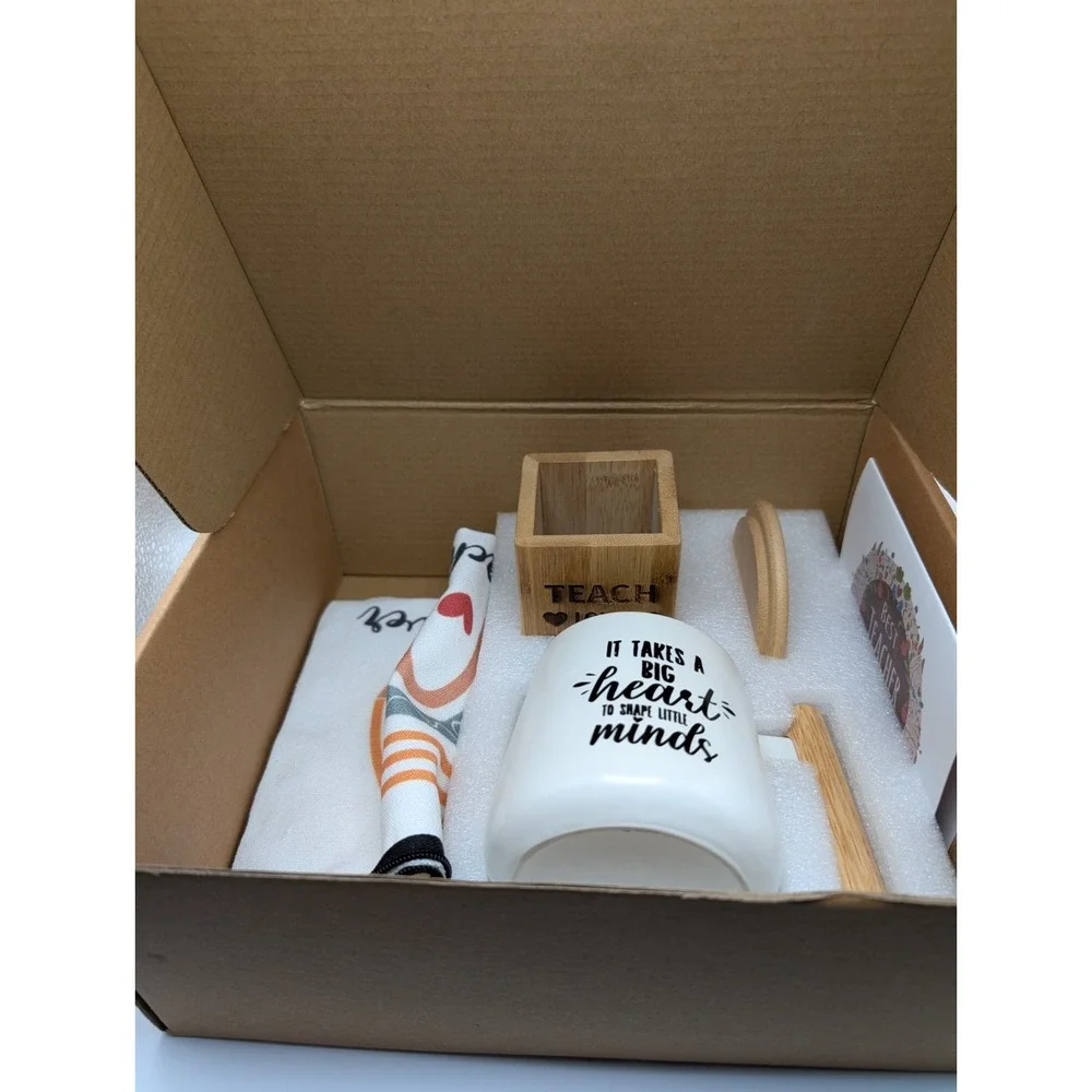 Teacher Gift Pencil Case‎ Pencil Holder Coffee Cup Candle